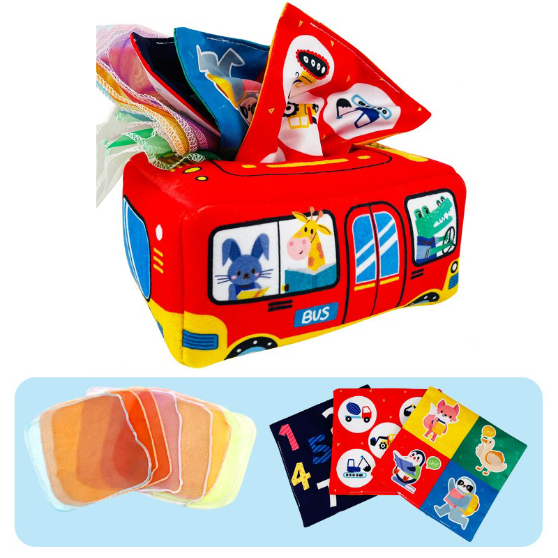 Montessori Baby Sensory Play Box - SensoryBox-Samochód-Trend Polska