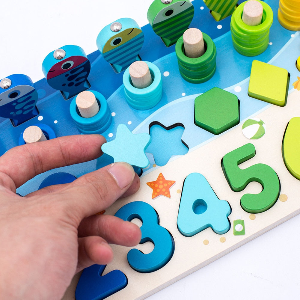 Montessori Tablica Aktywności dla Maluchów - Drewniane PlaySafari-Pastel XL-Trend Polska