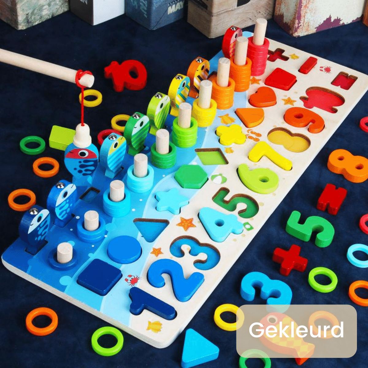 Montessori Tablica Aktywności dla Maluchów - Drewniane PlaySafari-Pastel XL-Trend Polska