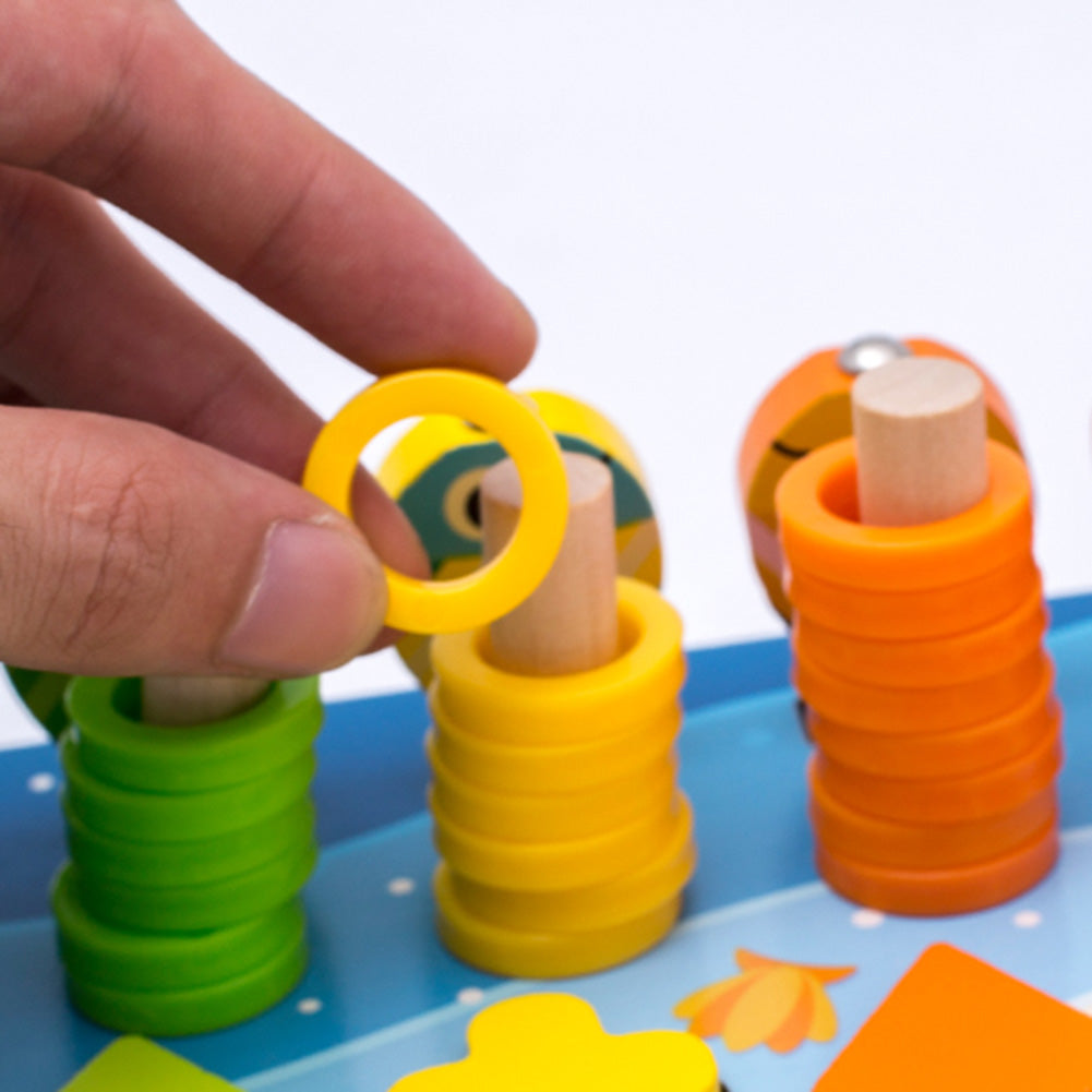 Montessori Tablica Aktywności dla Maluchów - Drewniane PlaySafari-Pastel XL-Trend Polska