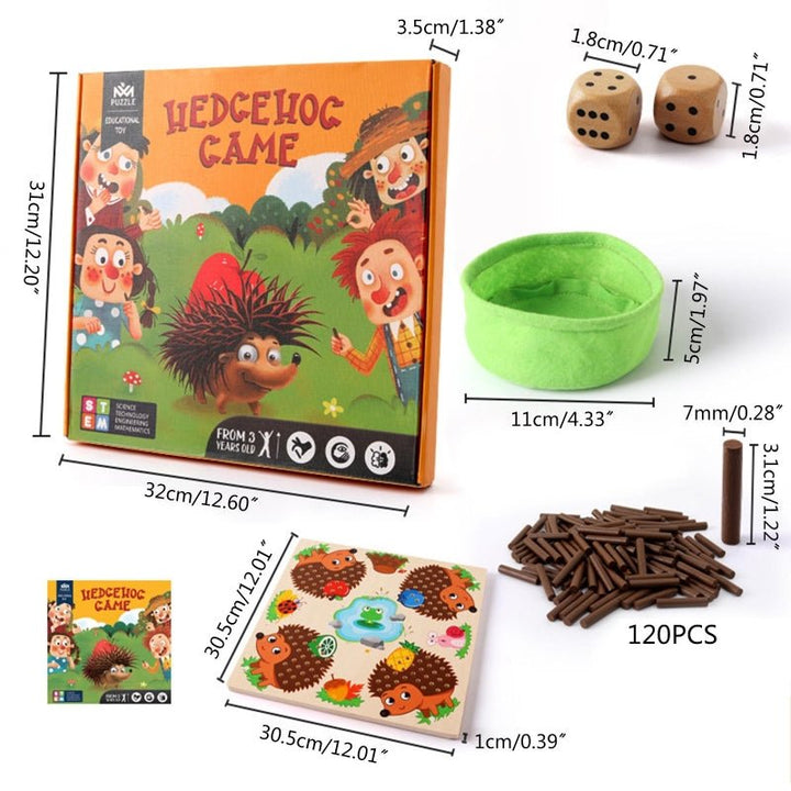 Montessori Zabawa Liczbowo-Sensoryczna dla Przedszkolaków - LiczenieZKolcami-Trend Polska