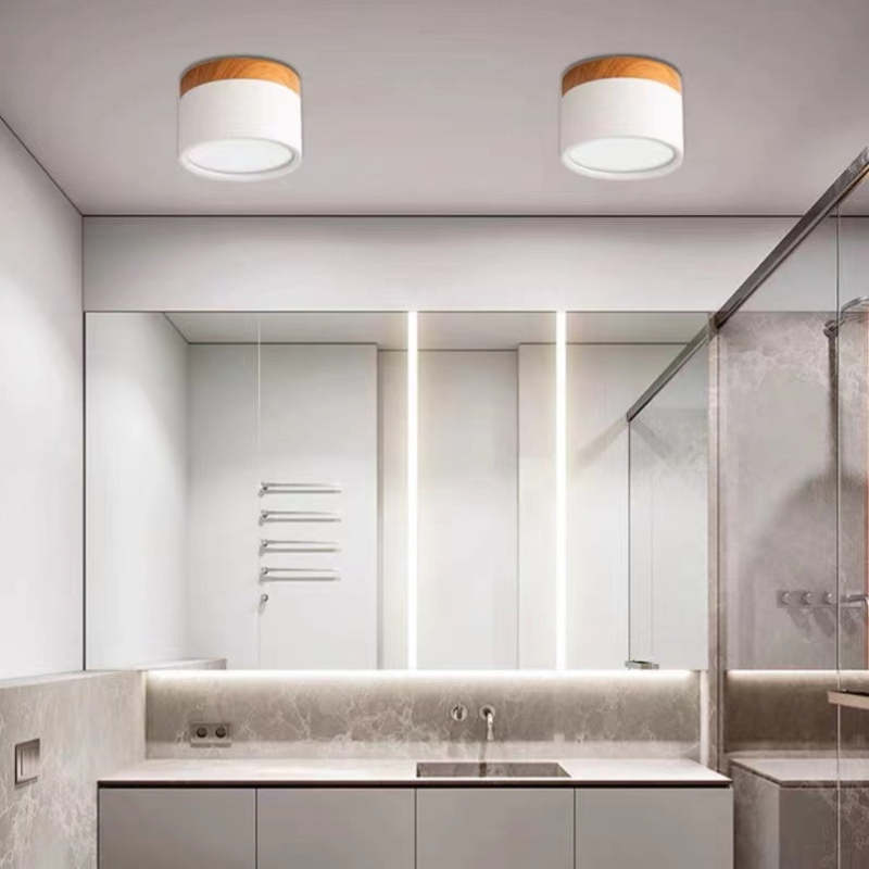 Morandi Styl Nowoczesna Lampa sufitowa LED - LumiModo-Niebieski-5W-Ciepłowit-Trend Polska