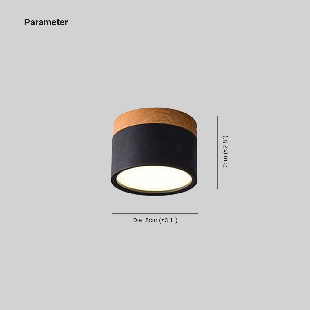 Morandi Styl Nowoczesna Lampa sufitowa LED - LumiModo-Niebieski-5W-Ciepłowit-Trend Polska