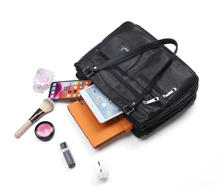 Torebka damska na ramię i crossbody z wieloma przegródkami – FlexiCarry