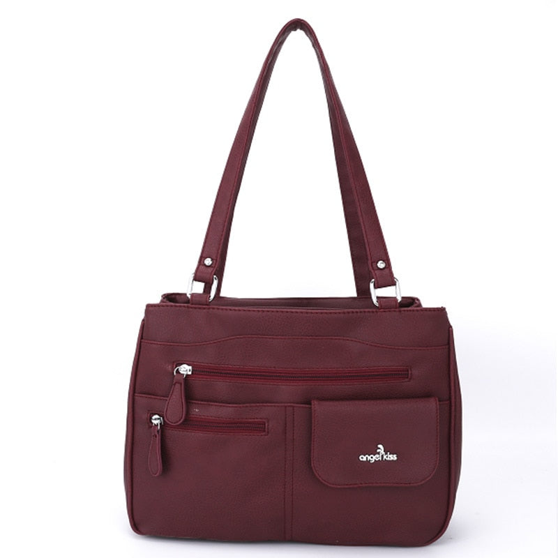 Torebka damska na ramię i crossbody z wieloma przegródkami – FlexiCarry
