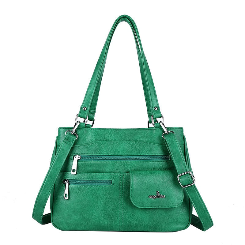 Torebka damska na ramię i crossbody z wieloma przegródkami – FlexiCarry