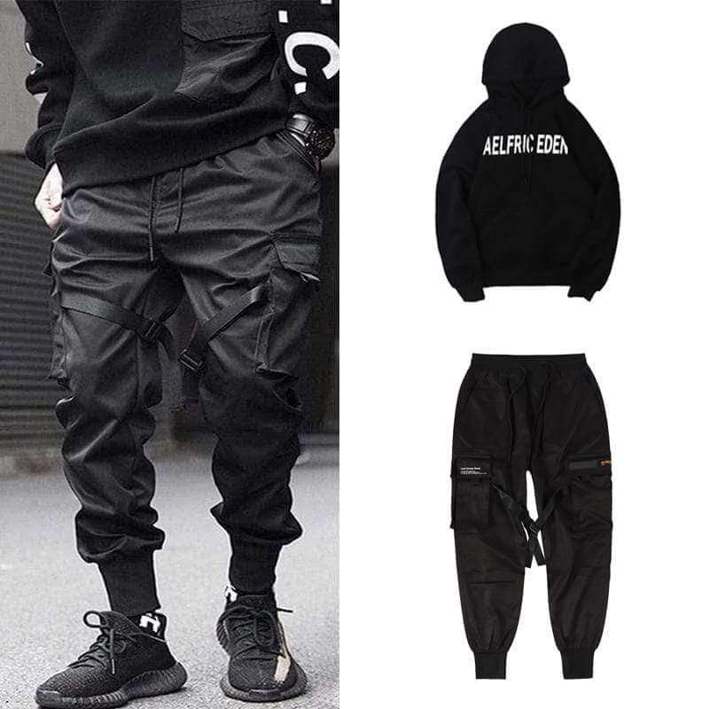 Multi-Pocket Hip-Hop Męskie Spodnie Cargo – Dante-S-Trend Polska
