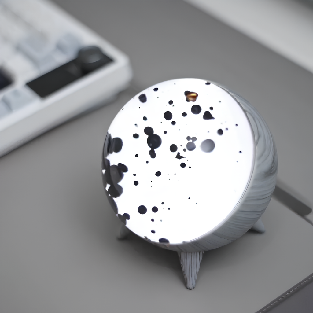 Muziek-Reactieve Ferrofluid Display - MagnePulse-Biały-Trend Polska