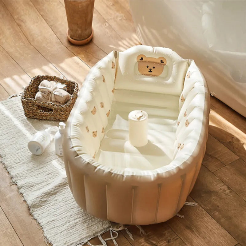 Nadmuchiwany basenik podróżny dla niemowląt – BubbleNest-Misie-Trend Polska