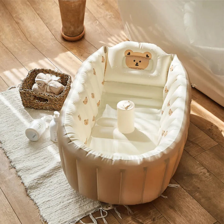 Nadmuchiwany basenik podróżny dla niemowląt – BubbleNest-Misie-Trend Polska