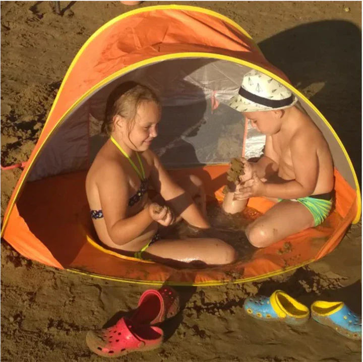 Namiot dla niemowląt z ochroną UV i Mini Basen – SunShell-Felroze-Trend Polska