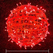 Nastrojowa kula LED do wnętrz i na zewnątrz – Orbola-Czerwony-Trend Polska