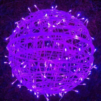 Nastrojowa kula LED do wnętrz i na zewnątrz – Orbola-Fioletowy-Trend Polska