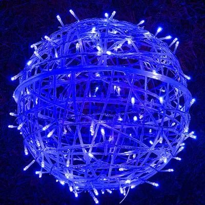 Nastrojowa kula LED do wnętrz i na zewnątrz – Orbola-Niebieski-Trend Polska