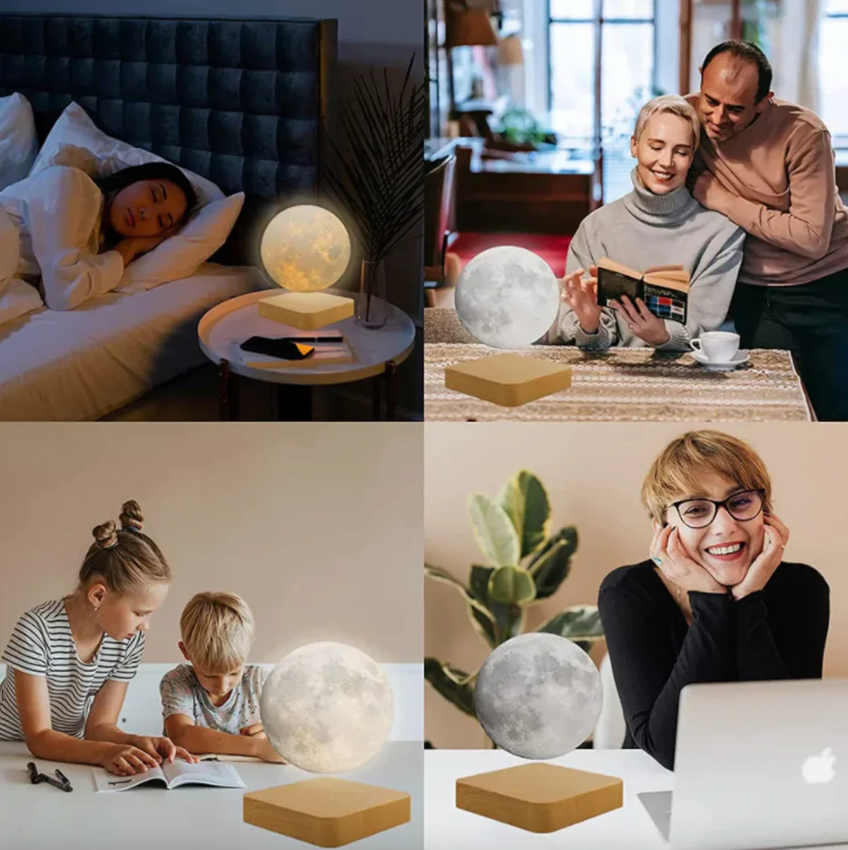 Nastrojowa Lampa Księżycowa - LunaFloat-Trend Polska
