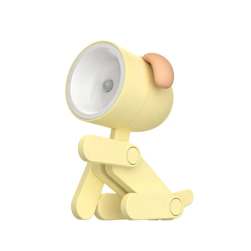 Nastrojowa lampa nocna LED - GlowMini-Pies-Żółty-Trend Polska
