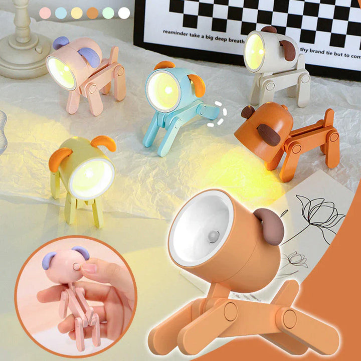 Nastrojowa lampa nocna LED - GlowMini-Pies-Niebieski-Trend Polska