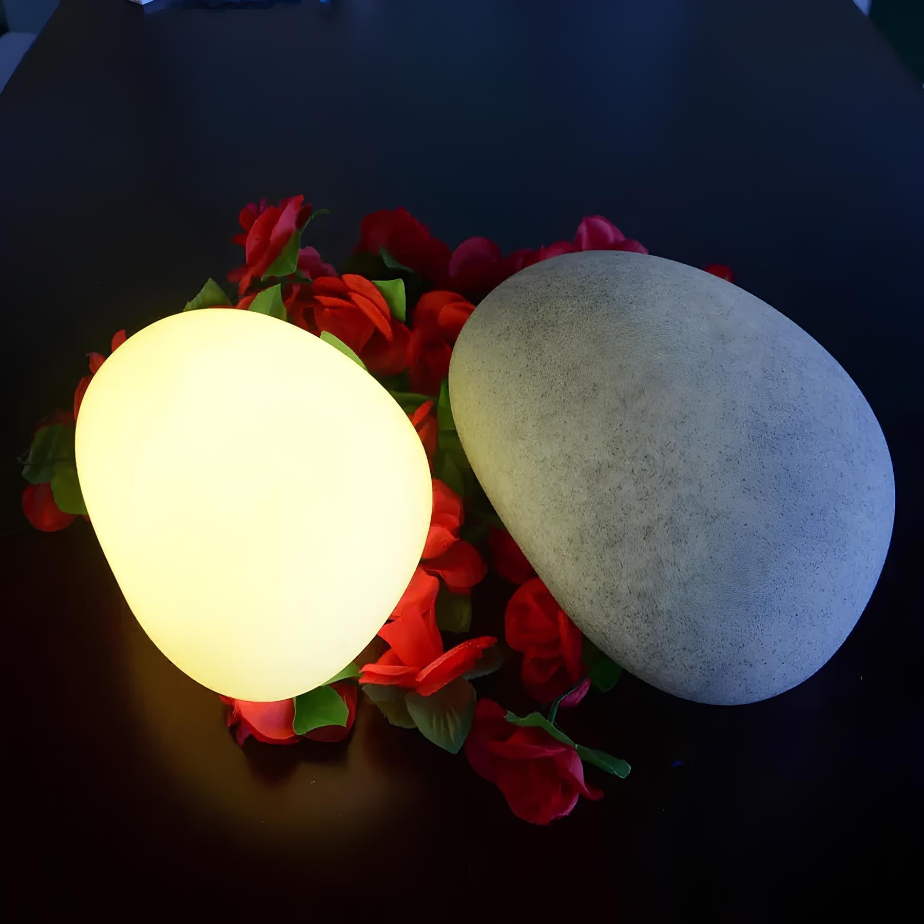 Nastrojowa Lampa Ogrodowa Bezprzewodowa - LumaStone-Średni (ładowanie USB)-Trend Polska
