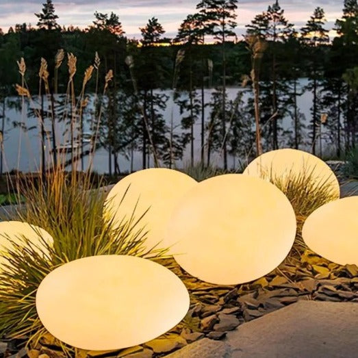 Nastrojowa Lampa Ogrodowa Bezprzewodowa - LumaStone-Średni (ładowanie USB)-Trend Polska