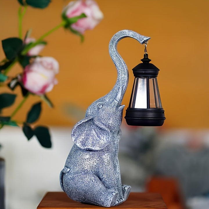 Nastrojowa lampa słoneczna do ogrodu - Elephant Glow-Trend Polska