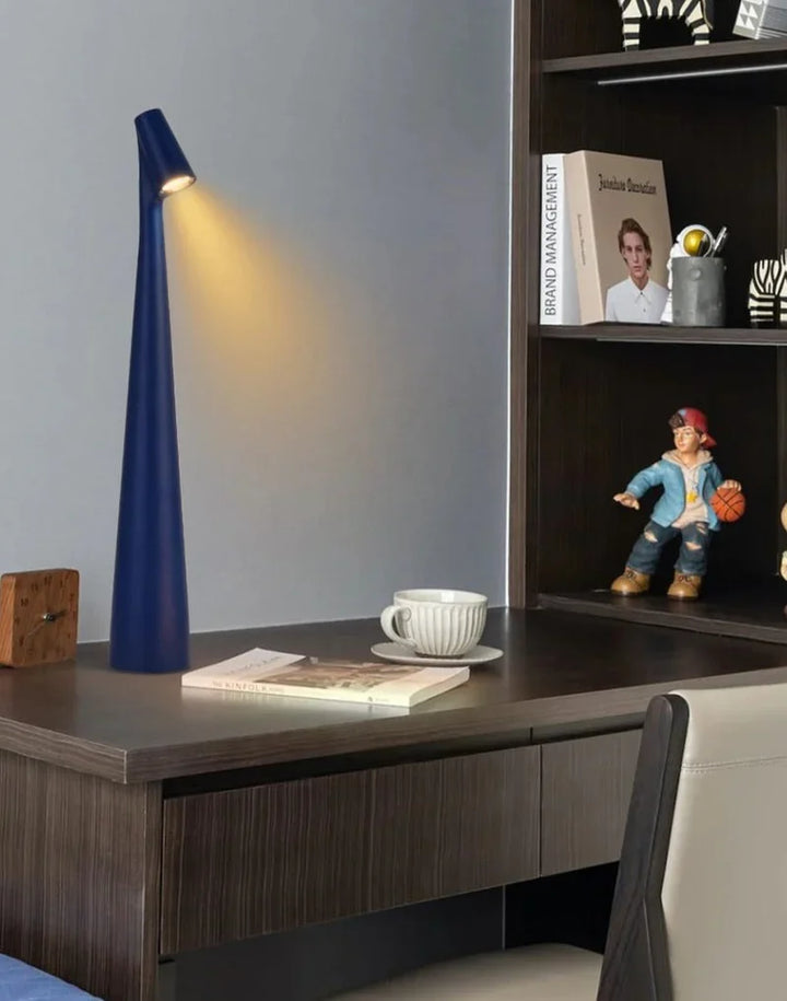 Nastrojowa Lampa Stołowa Bezprzewodowa - LunaLite-Czarny-35 cm-Trend Polska