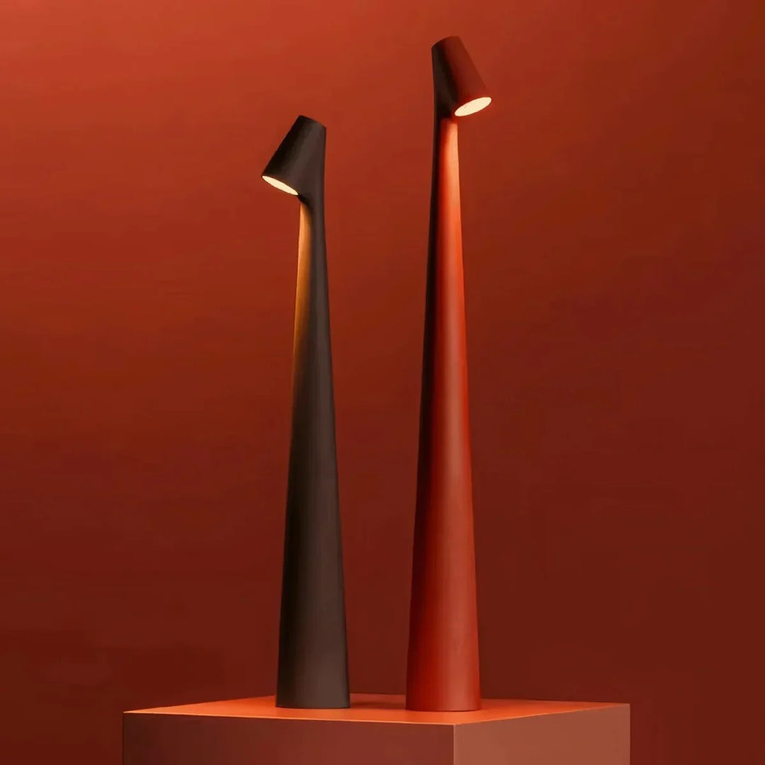 Nastrojowa Lampa Stołowa Bezprzewodowa - LunaLite-Czarny-35 cm-Trend Polska