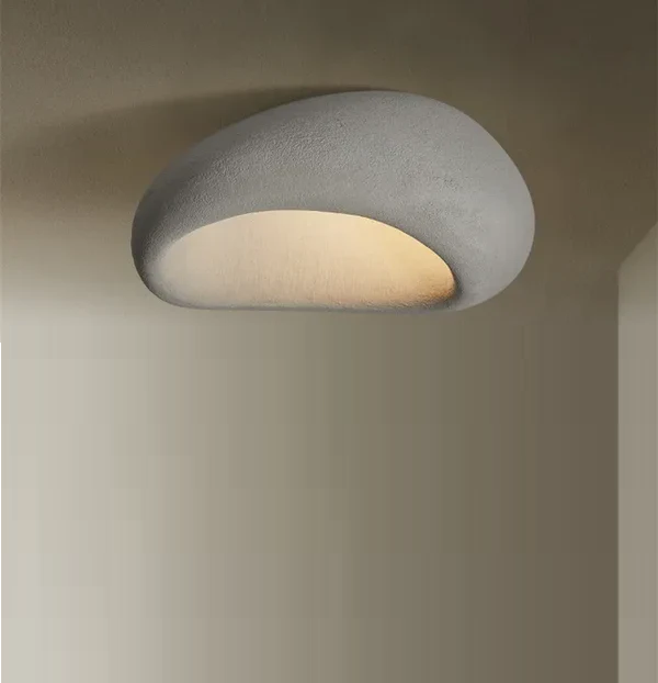 Naturalna lampa sufitowa Wabi Sabi - SereneAura