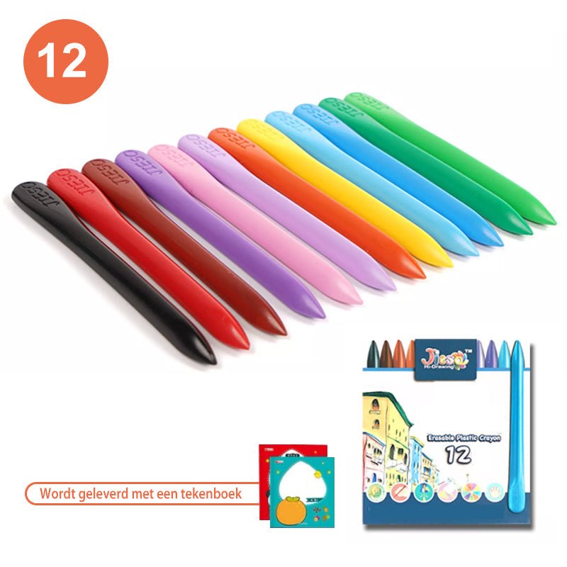 Naturalne Kolorowe Kredki - EcoCrayons-12 kolorów-Trend Polska