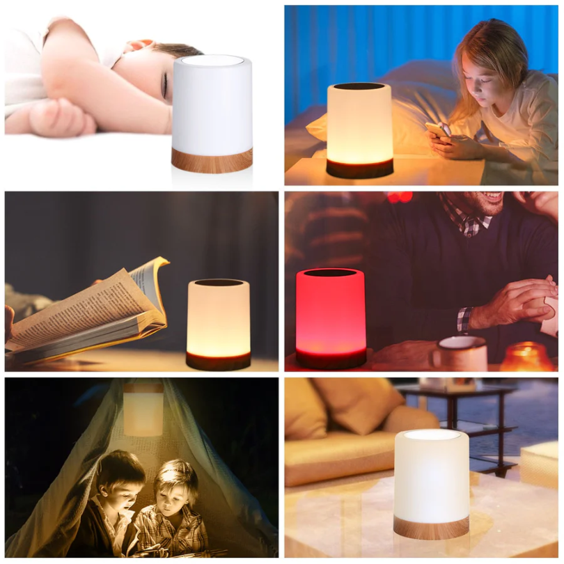 Niedoświetlana lampka nocna o nowoczesnym designie - LuxeTouch-Trend Polska