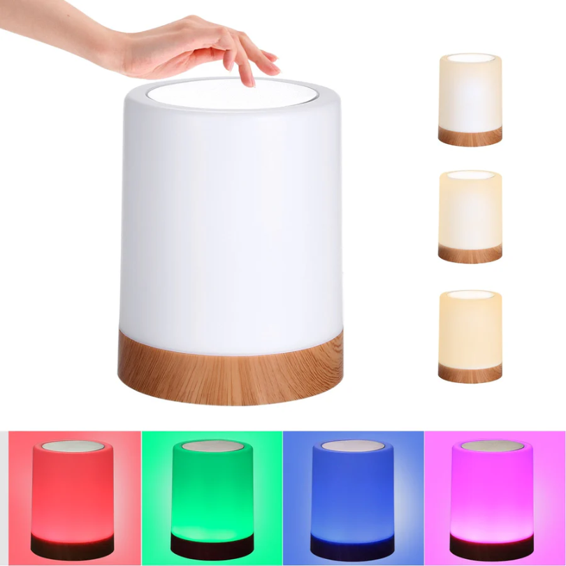 Niedoświetlana lampka nocna o nowoczesnym designie - LuxeTouch-Trend Polska