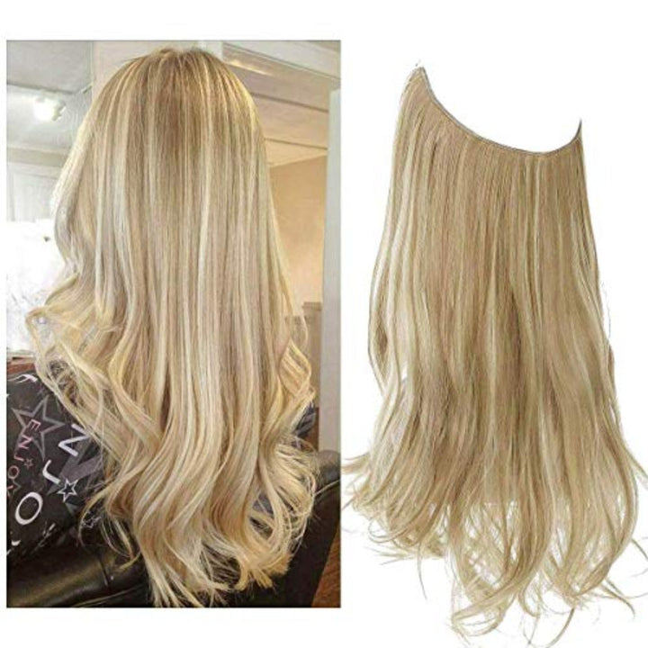 Niewidoczne przedłużenia włosów - Veloura-Brudny blond-35 CM-Trend Polska