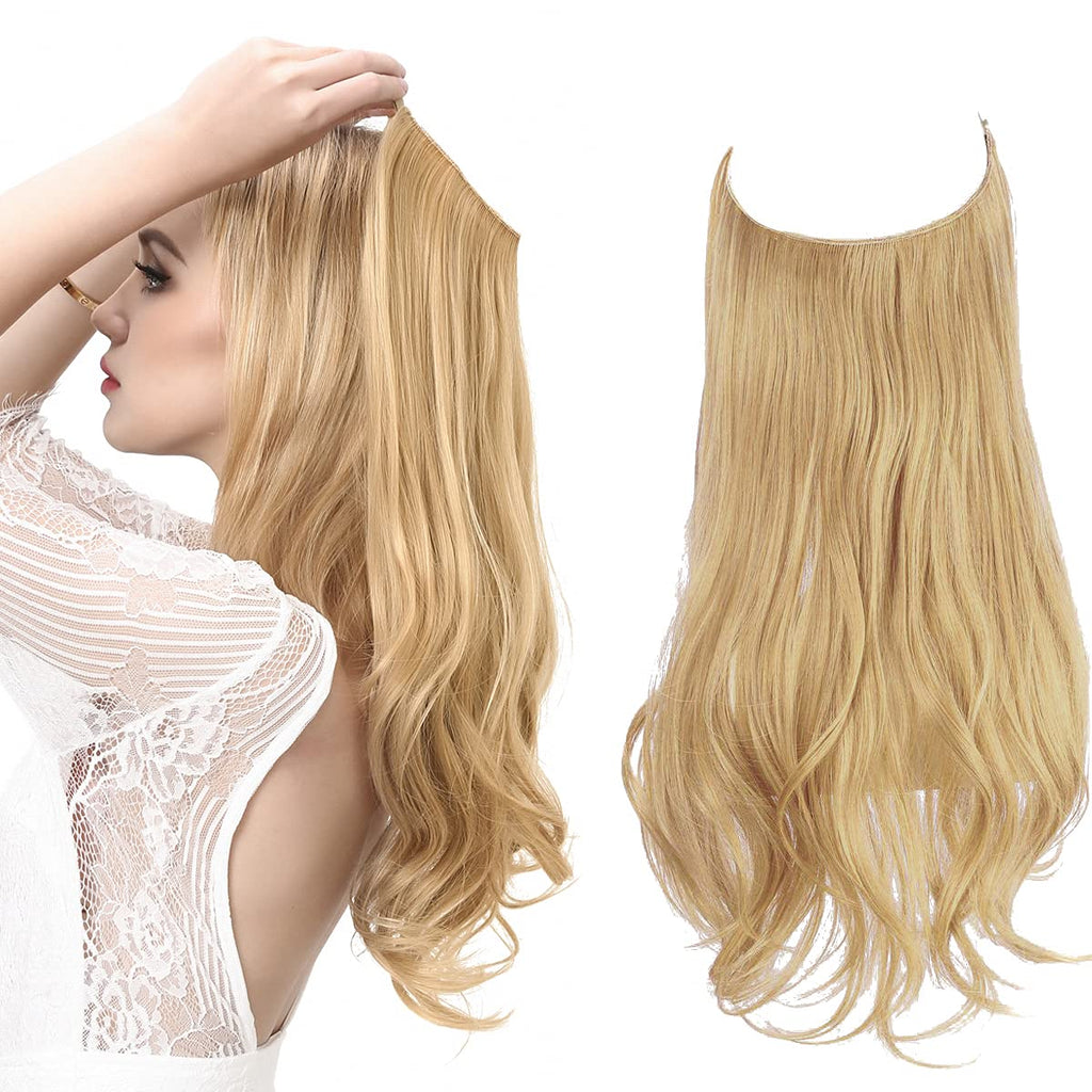 Niewidoczne przedłużenia włosów - Veloura-Jasny miodowy blond-35 CM-Trend Polska