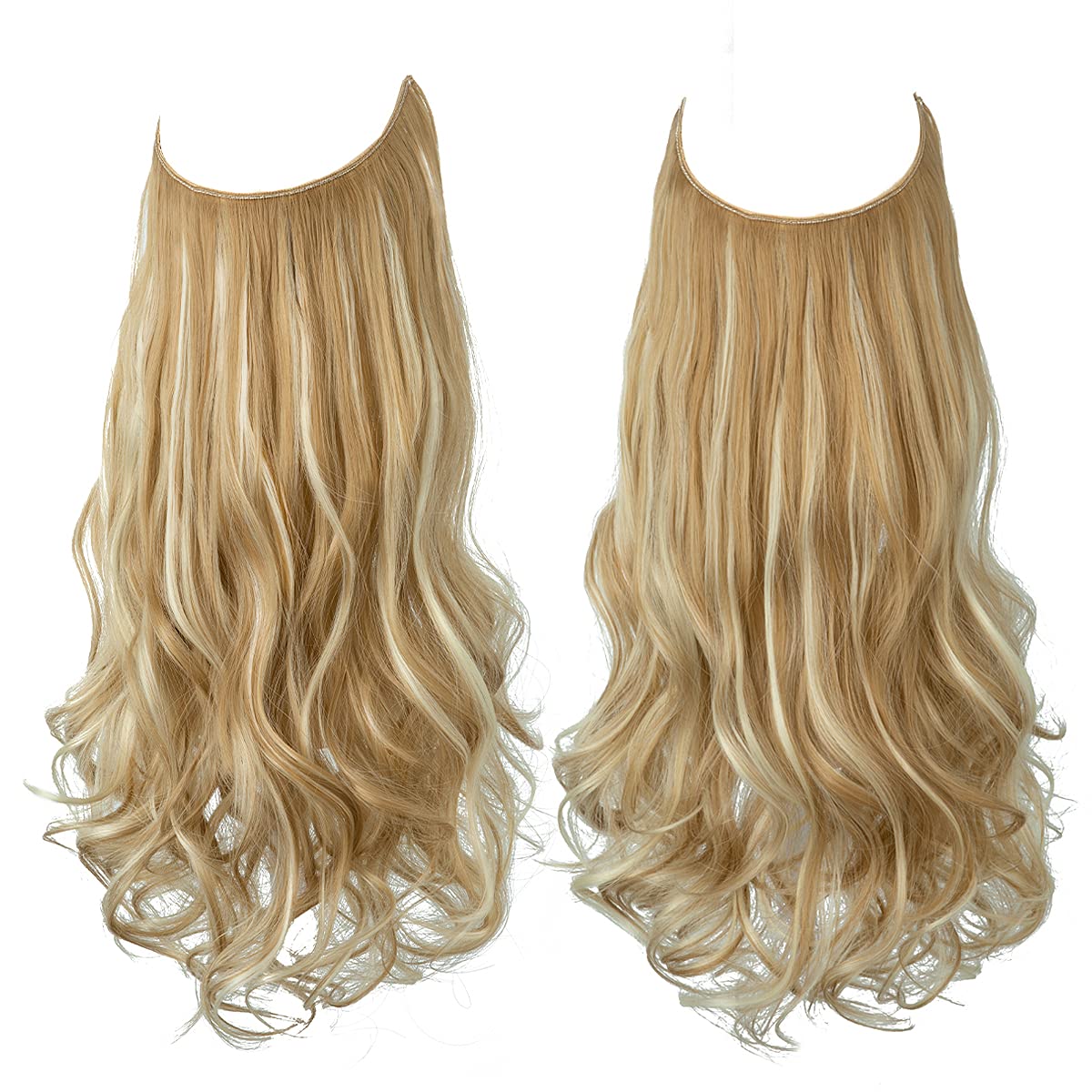 Niewidoczne przedłużenia włosów - Veloura-Złoty blond-35 CM-Trend Polska