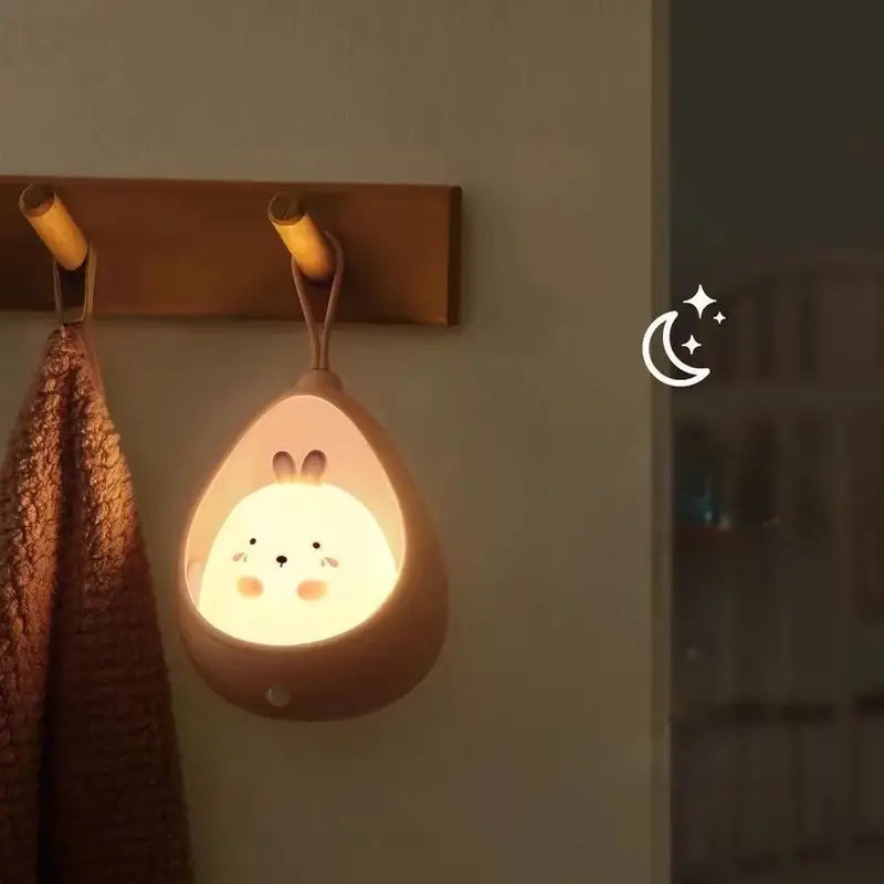 Nocna Lampa Zwierzęca - PurrLight-Różowy-Kotek-Trend Polska