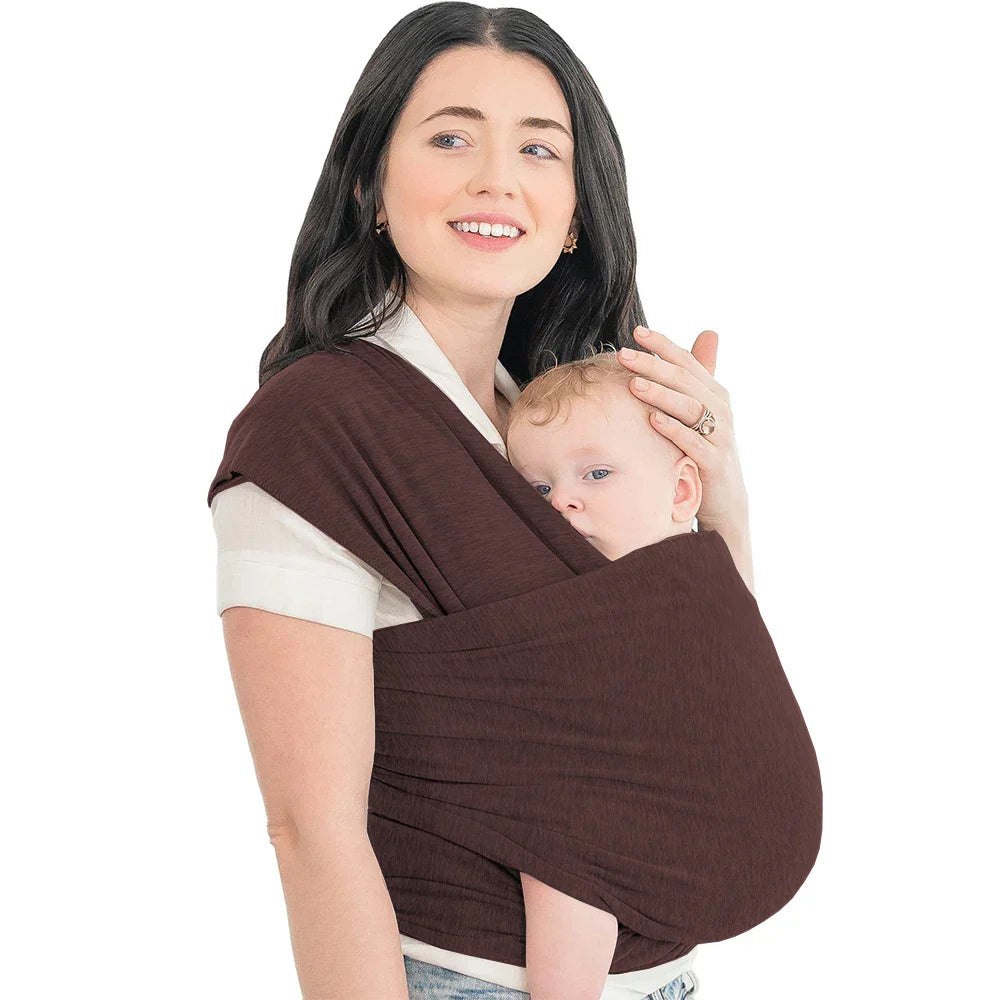 Noszenie w zaufaniu z Sulo – ergonomiczna chusta do noszenia dzieci-Brązowy-Trend Polska