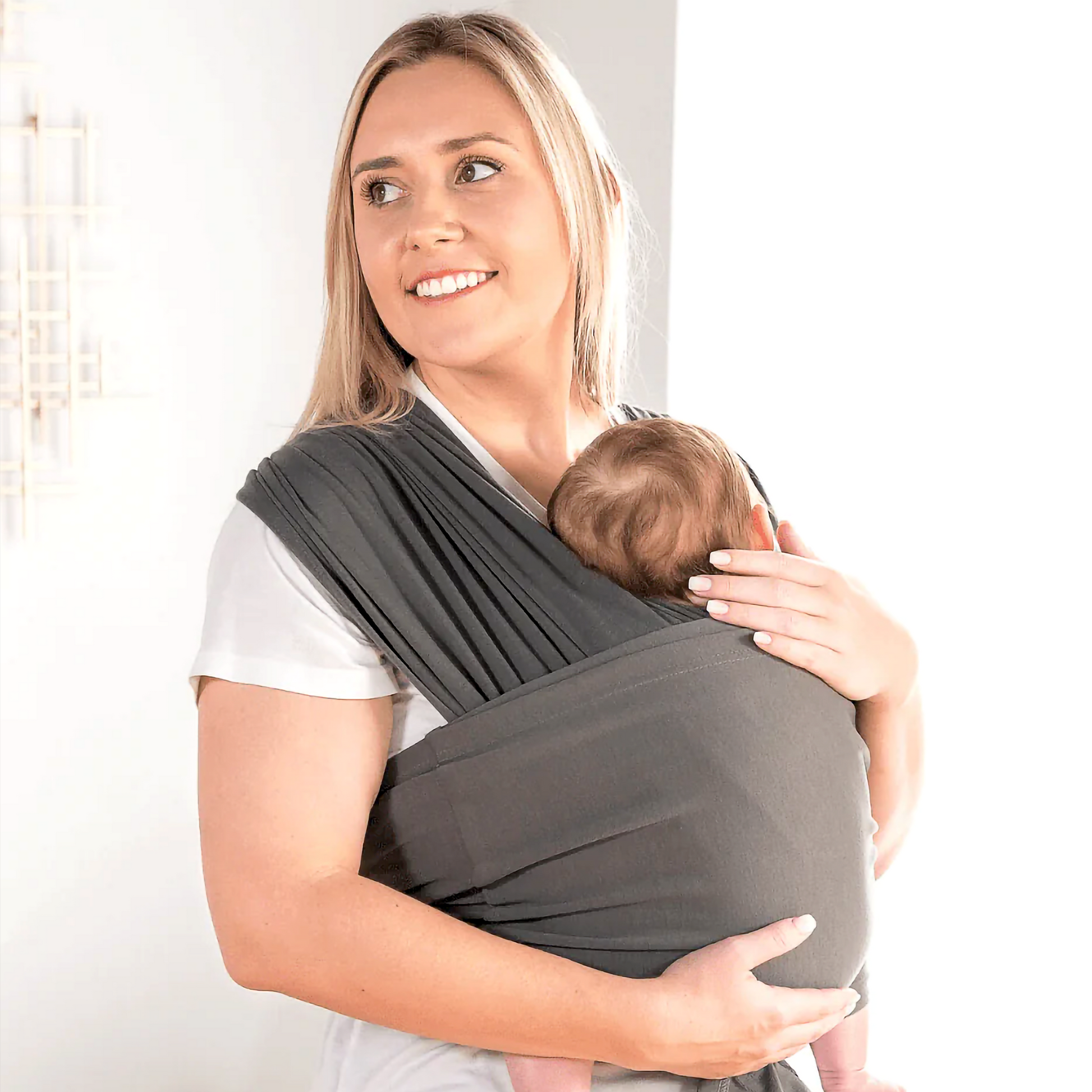 Noszenie w zaufaniu z Sulo – ergonomiczna chusta do noszenia dzieci-Taupe szary-Trend Polska