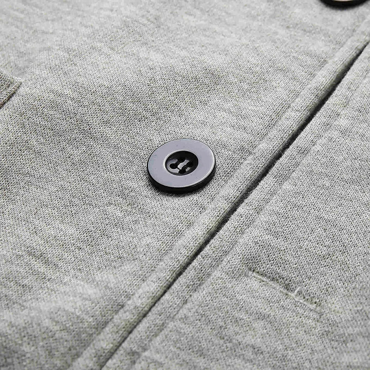 Nowoczesna Casual Męska Marynarka - Aiden-Szary-S-Trend Polska