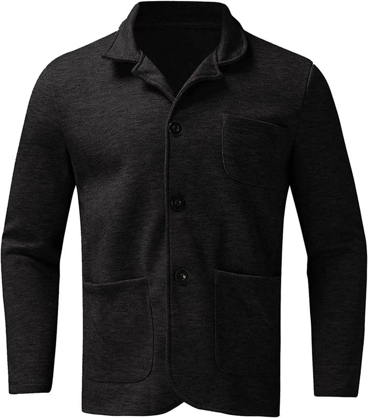 Nowoczesna Casual Męska Marynarka - Aiden-Szary-S-Trend Polska