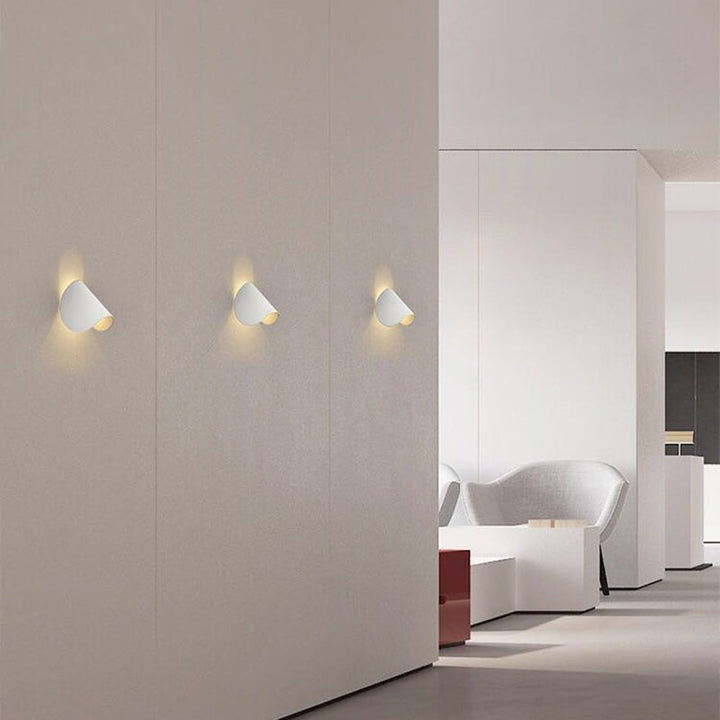 Nowoczesna kolorowa lampa ścienna - ColorVibe-Biały-Trend Polska
