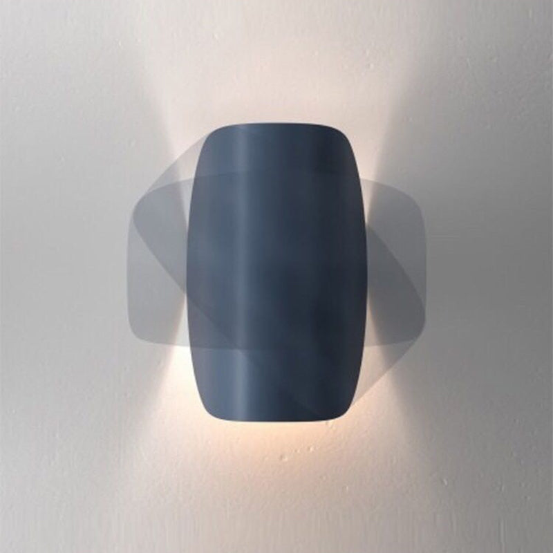 Nowoczesna kolorowa lampa ścienna - ColorVibe-Czerwony-Trend Polska