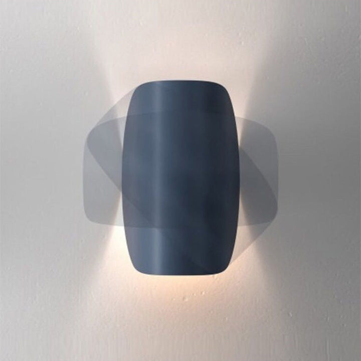 Nowoczesna kolorowa lampa ścienna - ColorVibe-Czerwony-Trend Polska