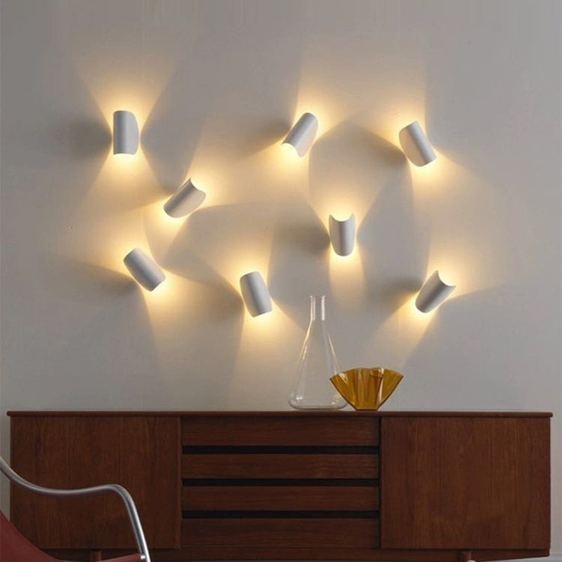 Nowoczesna kolorowa lampa ścienna - ColorVibe-Czerwony-Trend Polska