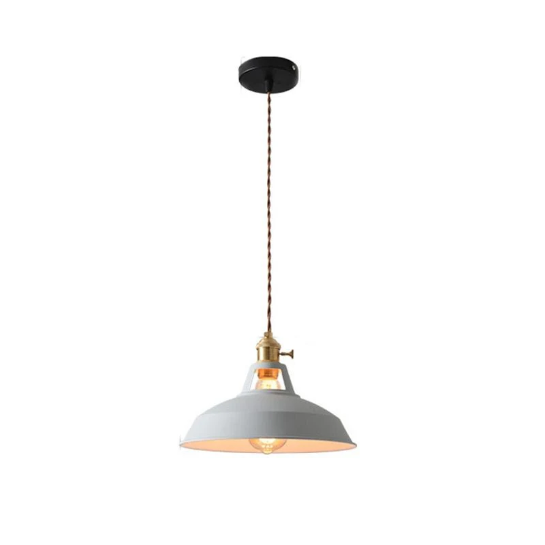 Nowoczesna kolorowa lampa wisząca LED - ChromaLuxe-jasnoszary-Ciepła Biel-Trend Polska