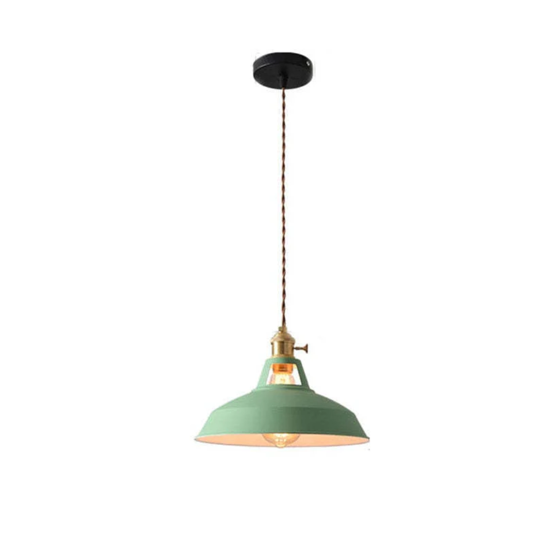 Nowoczesna kolorowa lampa wisząca LED - ChromaLuxe-zielony-Ciepła Biel-Trend Polska