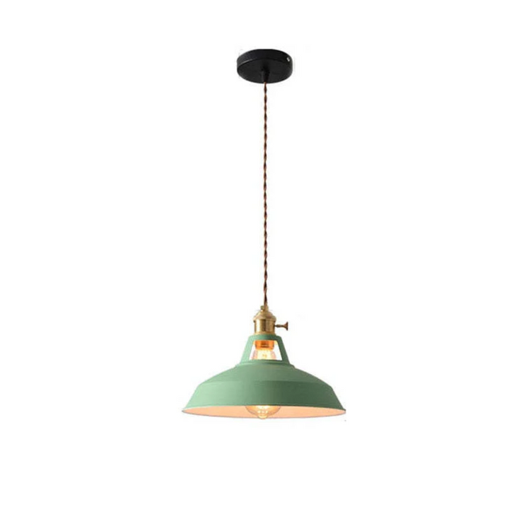 Nowoczesna kolorowa lampa wisząca LED - ChromaLuxe-zielony-Ciepła Biel-Trend Polska