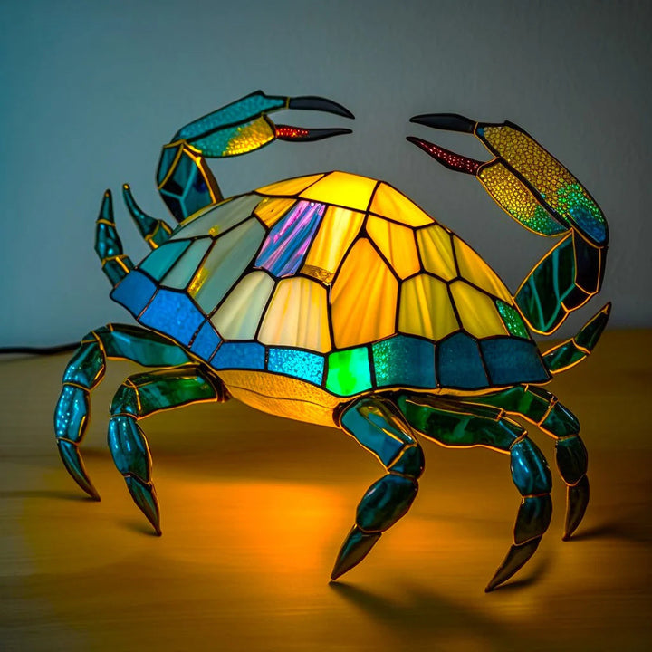 Nowoczesna Lampa Artystyczna - LumiAura-Krab-15CM-Trend Polska