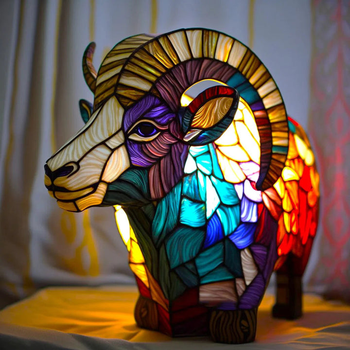 Nowoczesna Lampa Artystyczna - LumiAura-Owca-15CM-Trend Polska