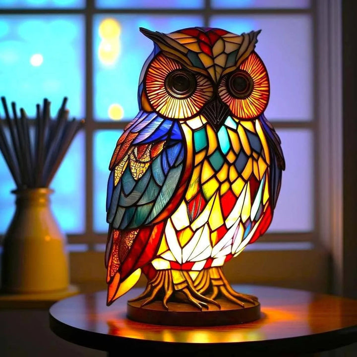 Nowoczesna Lampa Artystyczna - LumiAura-Sowa-15CM-Trend Polska