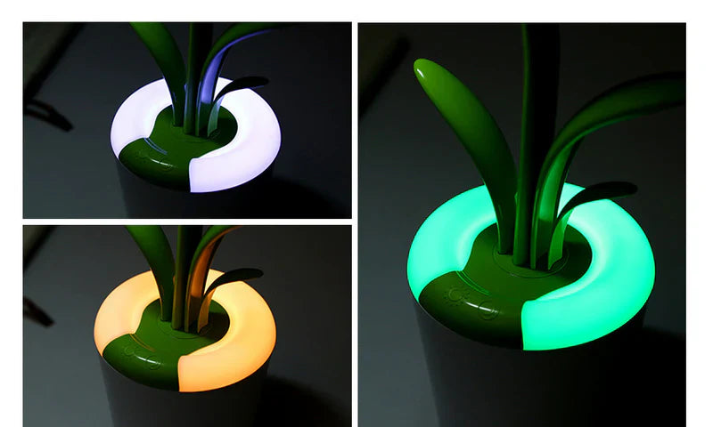 Nowoczesna Lampa Biurkowa - LuminaFlex-Niebieski-Trend Polska