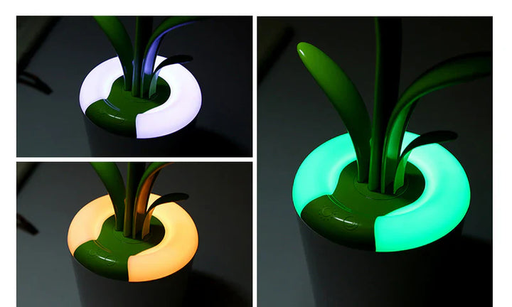 Nowoczesna Lampa Biurkowa - LuminaFlex-Niebieski-Trend Polska